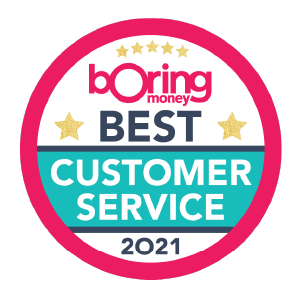 Borning Money Best Buy Award - Moneybox - Customer Service - 2021